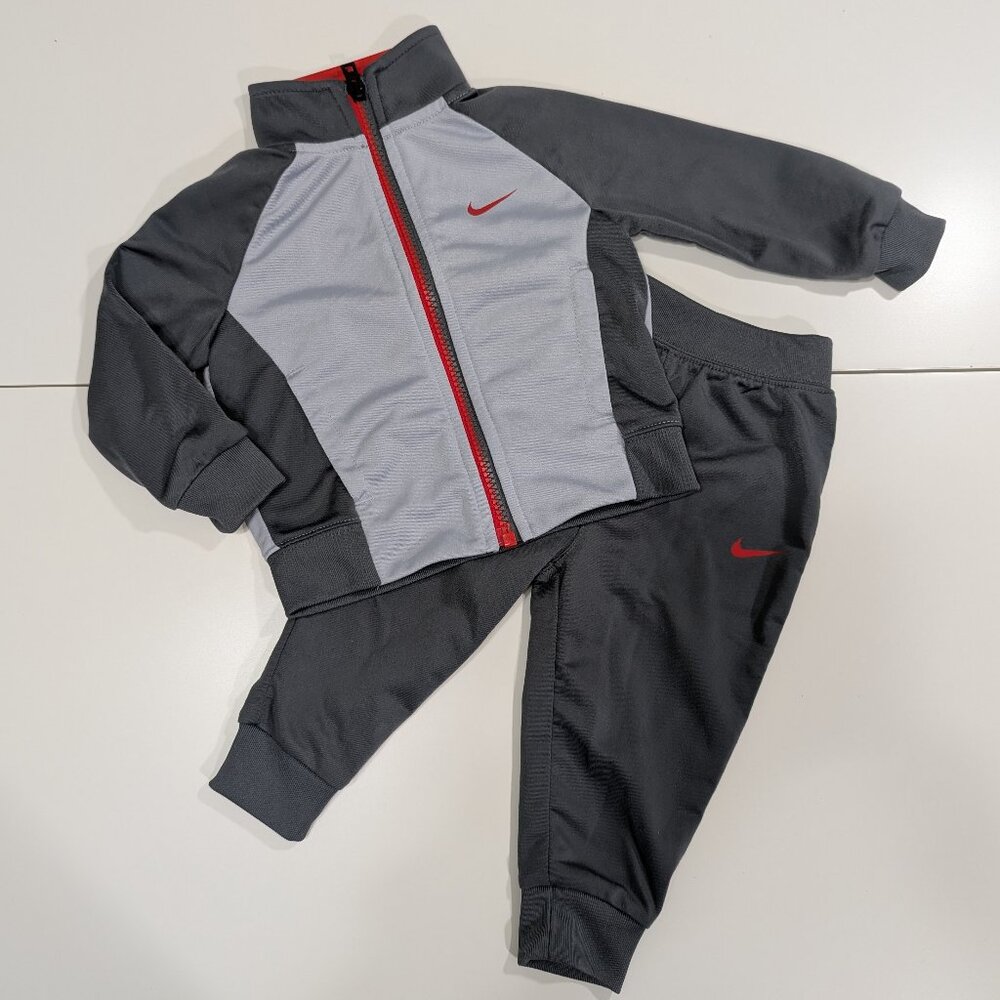 Nike Toddler 2 piece Track suite set - Jacket and Jogger - Grey